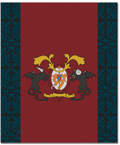 Blue Exorcist Academy Emblem Throw Blanket, an officially licensed product in our Blue Exorcist Blankets & Linen department.