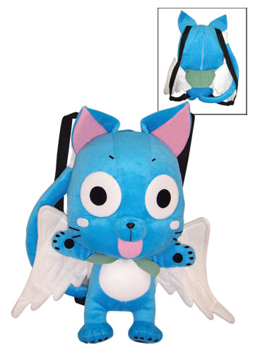 Fairy Tail Happy Plush Bag, an officially licensed product in our Fairy Tail Bags department.
