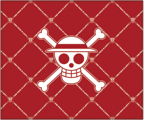 One Piece Luffy Skull Icon Throw Blanket, an officially licensed product in our One Piece Blankets & Linen department.