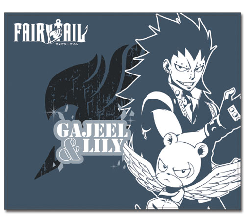 Fairy Tail S4 Gajeel & Lily Throw Blanket, an officially licensed product in our Fairy Tail Blankets & Linen department.