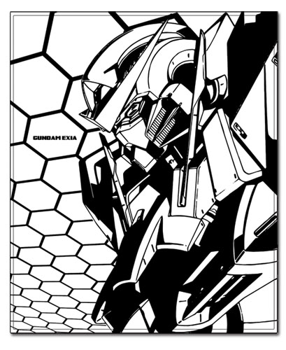 Gundam 00 - Exia Throw Blanket, an officially licensed product in our Gundam 00 Blankets & Linen department.