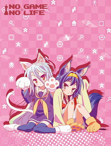 No Game No Life - Shiro & Izuna Throw Blanket, an officially licensed product in our No Game No Life Blankets & Linen department.