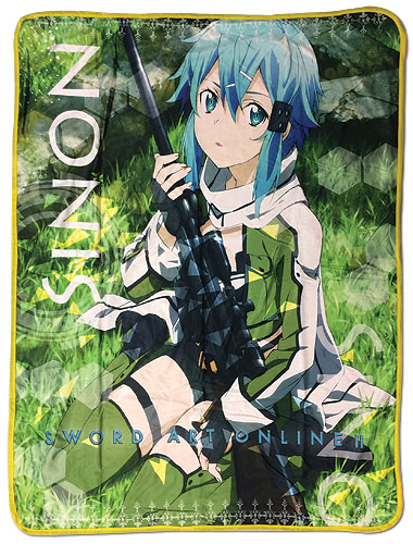 Sword Art Online 2 - Sinon Sublimation Throw Blanket, an officially licensed product in our Sword Art Online Blankets & Linen department.