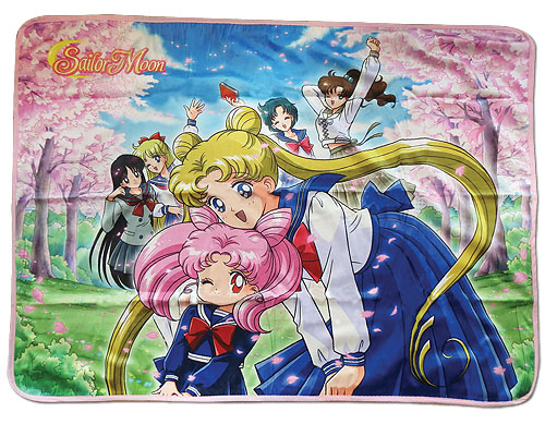 Sailor Moon R - Group Sublimation Throw Blanket, an officially licensed product in our Sailor Moon Blankets & Linen department.