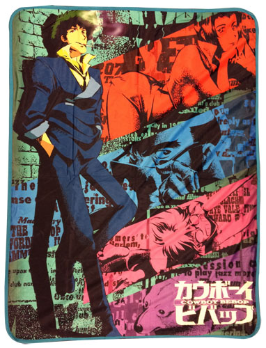 Cowboy Bebop - Spike Sublimation Throw Blanket, an officially licensed product in our Cowboy Bebop Blankets & Linen department.