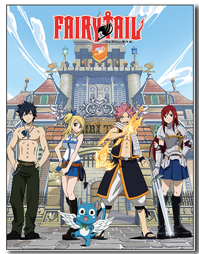Fairy Tail - Group & Building Sublimation Throw Blanket, an officially licensed product in our Fairy Tail Blankets & Linen department.