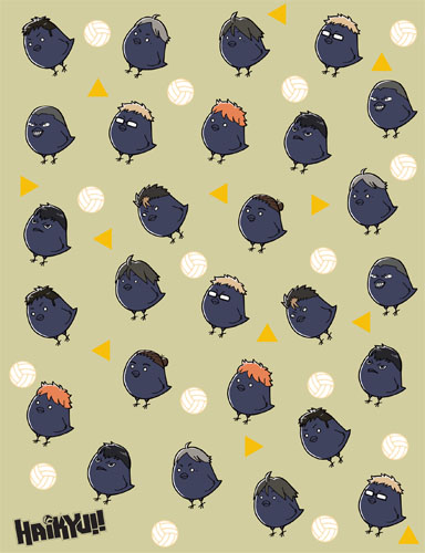 Haikyu!! - Sd Raven Sublimation Throw Blanket, an officially licensed product in our Haikyu!! Blankets & Linen department.