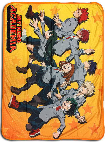 My Hero Academia - Group Run Sublimation Throw Blanket, an officially licensed product in our My Hero Academia Blankets & Linen department.