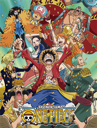 One Piece - Group W/ Money Sublimation Throw Blanket, an officially licensed product in our One Piece Blankets & Linen department.