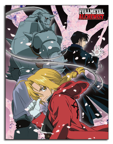Fullmetal Alchemist - Group Sublimation Throw Blanket, an officially licensed product in our Fullmetal Alchemist Blankets & Linen department.