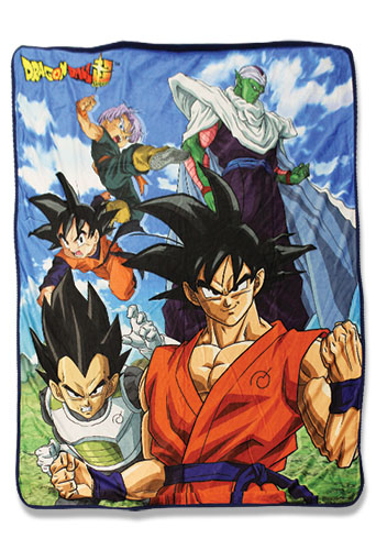 Dragon Ball Super - Group 4 Sublimation Throw Blanket, an officially licensed product in our Dragon Ball Super Blankets & Linen department.