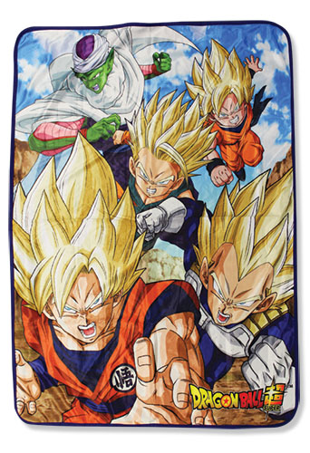 Dragon Ball Super - Group 8 Sublimation Throw Blanket, an officially licensed product in our Dragon Ball Super Blankets & Linen department.