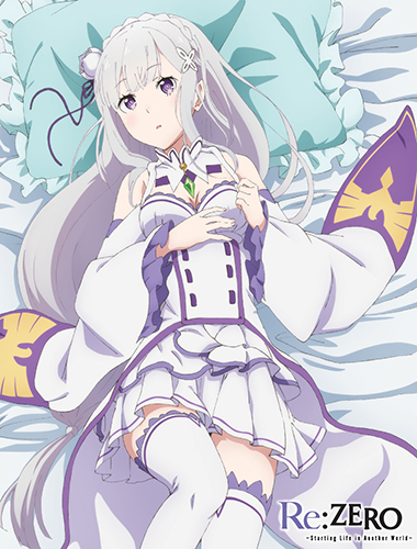 Re:Zero - Emilia #2 Sublimation Throw Blanket, an officially licensed product in our Re-Zero Blankets & Linen department.