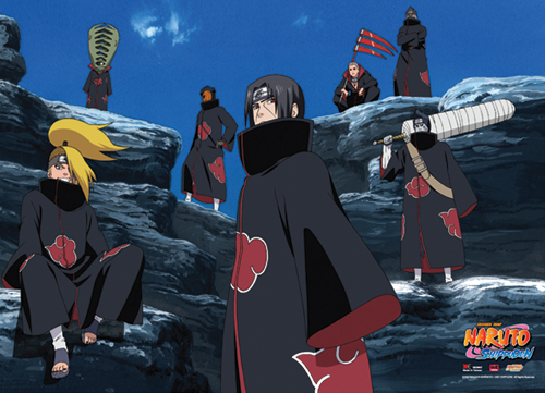 Naruto Shippuden 7 Atkatsuki Wall Scroll, an officially licensed product in our Naruto Shippuden Wall Scroll Posters department.