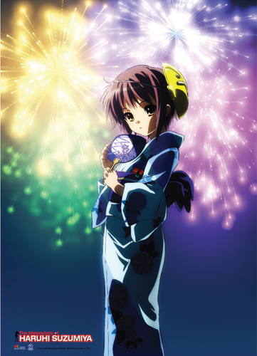 Haruhi 2 Yuki Endless Eight Wall Scroll, an officially licensed product in our Haruhi Wall Scroll Posters department.