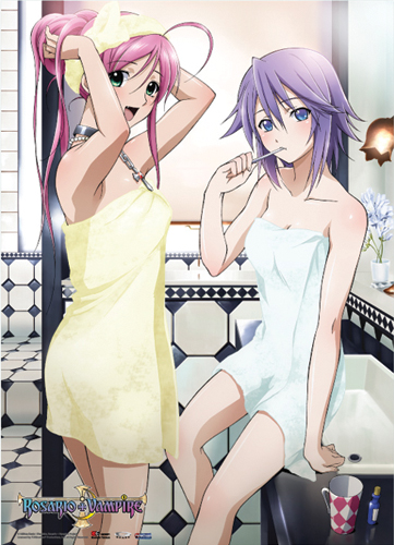 Rosario Vampire Moka And Mizore Wallscroll, an officially licensed product in our Rosario Vampire Wall Scroll Posters department.