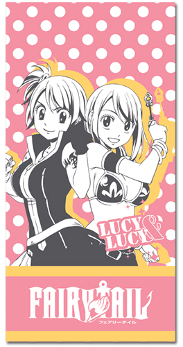 Fairy Tail - Lucy & Lucy Towel, an officially licensed product in our Fairy Tail Towels department.