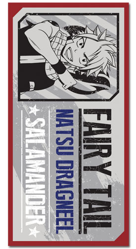 Fairy Tail - Natsu Towel, an officially licensed product in our Fairy Tail Towels department.