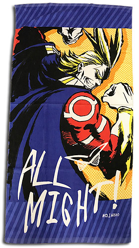 My Hero Academia - All Might Towel, an officially licensed product in our My Hero Academia Towels department.