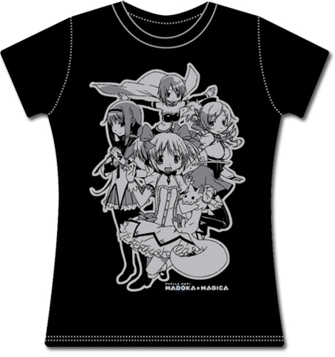 Madoka Magica Group Jrs T-Shirt M, an officially licensed product in our Madoka Magica T-Shirts department.