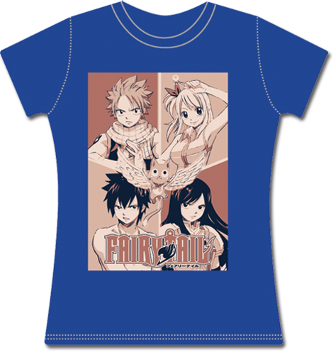 Fairy Tail Group Jrs T-Shirt L, an officially licensed product in our Fairy Tail T-Shirts department.