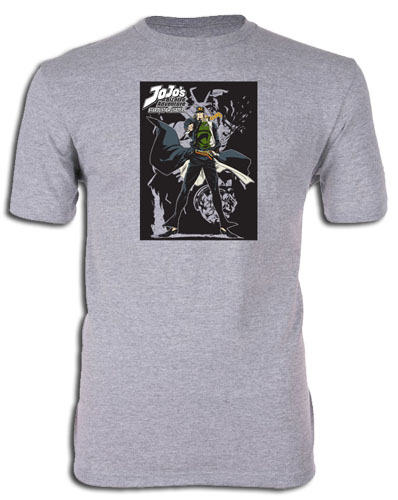 Jojo - Jotaro/Star Platinum Men's Screen Print T-Shirt XL, an officially licensed product in our Jojo'S Bizarre Adventure T-Shirts department.