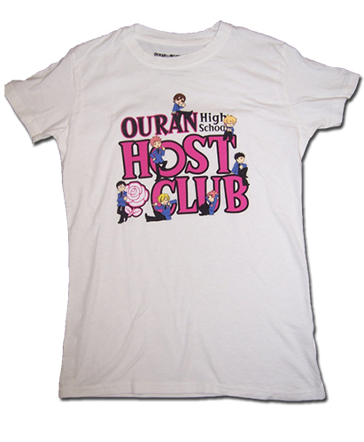 Ouran High School Host Club Group Logo Jrs T-Shirt Xs, an officially licensed product in our Ouran High School Host Club T-Shirts department.