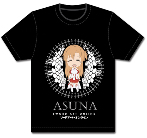 Sword Art Online - Sd Asuna Smiley Face Men T-Shirt L, an officially licensed product in our Sword Art Online T-Shirts department.