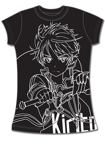 Sword Art Online Kirito Jrs T-Shirt XL, an officially licensed product in our Sword Art Online T-Shirts department.