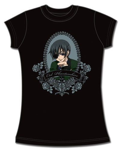 Black Butler Ciel Phantomhive Jrs T-Shirt S, an officially licensed Black Butler product at B.A. Toys.