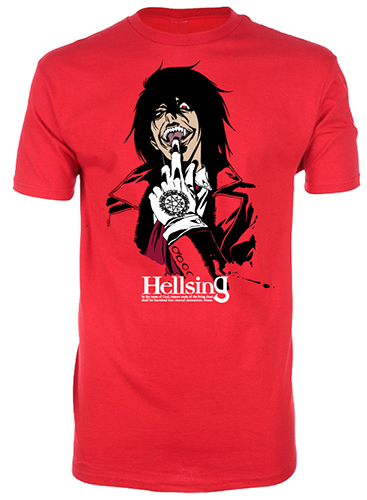 Hellsing - Alucard Men's Screen Print T-Shirt L, an officially licensed product in our Hellsing T-Shirts department.