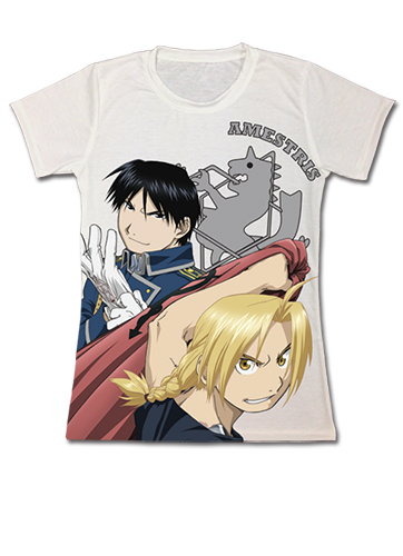 Fullmetal Alchemist Brotherhood - Roy And Ed Jrs T-Shirt L, an officially licensed product in our Fullmetal Alchemist T-Shirts department.