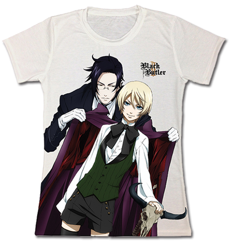 Black Butler 2 Claude Putting Coat Alios Jrs T-Shirt XXL, an officially licensed Black Butler product at B.A. Toys.