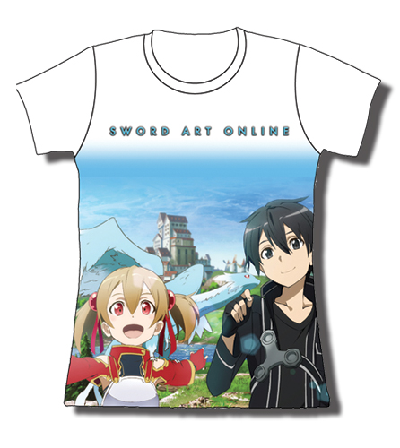 Sword Art Online Silica & Kirito Jrs T-Shirt M, an officially licensed product in our Sword Art Online T-Shirts department.