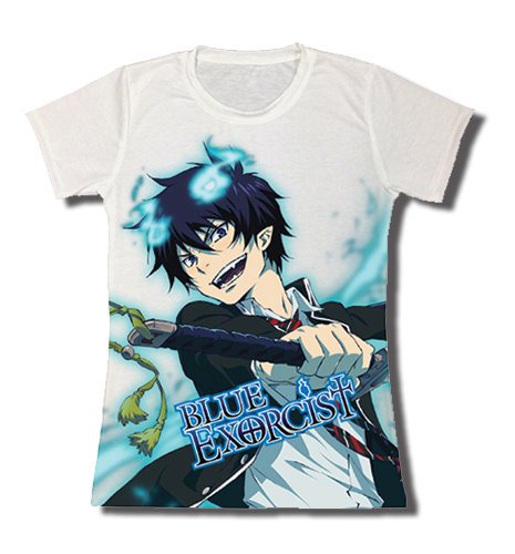 Blue Exorcist Rin Jrs T-Shirt XXL, an officially licensed product in our Blue Exorcist T-Shirts department.