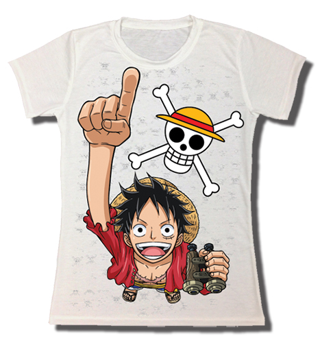 One Piece - New World Luffy Jrs T-Shirt L, an officially licensed product in our One Piece T-Shirts department.