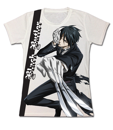 Black Butler - Battle Sebastian T-Shirt M, an officially licensed product in our Black Butler T-Shirts department.
