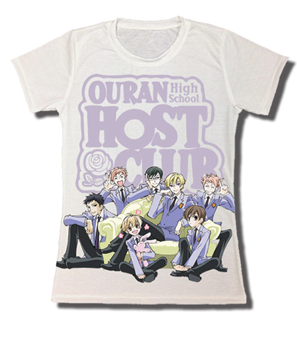 Ouran H.S. Host Club - Group 2 Jrs. Sublimation T-Shirt L, an officially licensed product in our Ouran High School Host Club T-Shirts department.