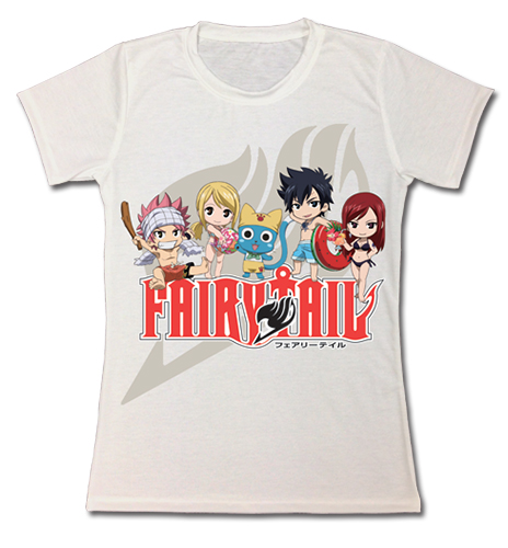Fairy Tail - Sd Group Dye Sublimation Jrs T-Shirt XXL, an officially licensed product in our Fairy Tail T-Shirts department.