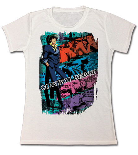 Cowboy Bebop - Spike Jrs. Sublimation T--Shirt L, an officially licensed product in our Cowboy Bebop T-Shirts department.