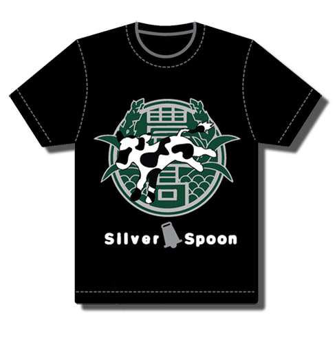 Silver Spoon - School Badge Mens T-Shirt L, an officially licensed product in our Silver Spoon T-Shirts department.