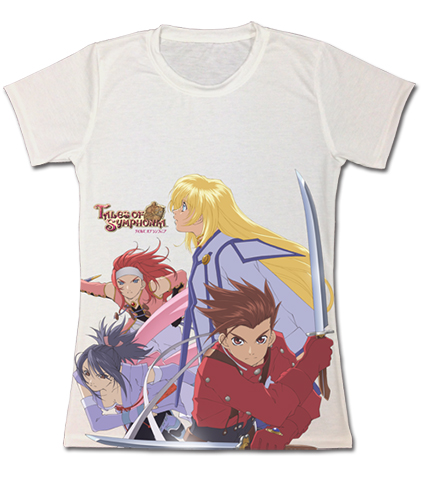 Tales Of Symphonia Gc Keyart 1 Jrs Sublimation T-Shirt M, an officially licensed product in our Tales Of Symphonia T-Shirts department.