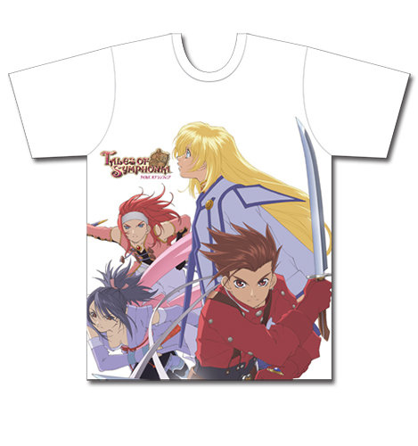 Tales Of Symphonia Gc Keyart Mens Sublimation T-Shirt L, an officially licensed product in our Tales Of Symphonia T-Shirts department.