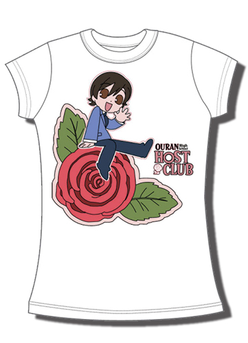 Ouran High School Host Club - Sd Haruhi Rose Jrs. T-Shirt L, an officially licensed product in our Ouran High School Host Club T-Shirts department.