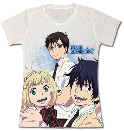 Blue Exorcist - Academy Group Jrs Dye Sublimation T-Shirt M, an officially licensed Blue Exorcist product at B.A. Toys.