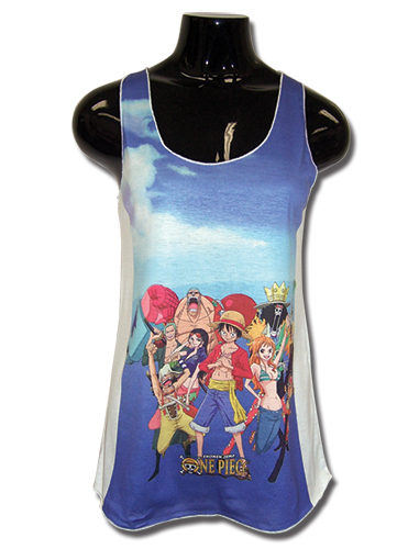 One Piece Group Womens Tank Top L, an officially licensed product in our One Piece T-Shirts department.