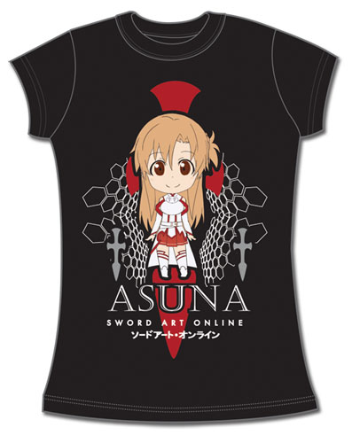 Sword Art Online - Sd Asuna Smiling Jrs. T-Shirt XL, an officially licensed product in our Sword Art Online T-Shirts department.