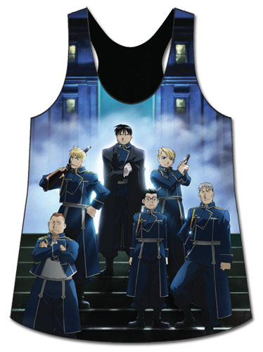 Fullmetal Alchemist Brotherhood - State Military Sublimation Tank L, an officially licensed product in our Fullmetal Alchemist T-Shirts department.