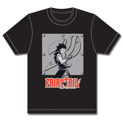 Fairy Tail Gajeel Iron Plate T-Shirt L, an officially licensed product in our Fairy Tail T-Shirts department.