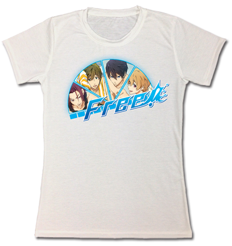 Free Haruka. Makoto, Nagis, & Rin Jrs T-Shirt M, an officially licensed product in our Free! T-Shirts department.